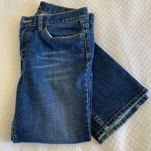 Earl Jean Womens 44 Stretch Low Rise Very Bootcut Jeans Sze 28